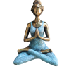 Joga Lady Figúrka - Bronzovo - Tyrkysová 24 cm