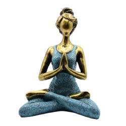 Joga Lady Figúrka - Bronzovo - Tyrkysová 24 cm