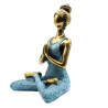 Joga Lady Figúrka - Bronzovo - Tyrkysová 24 cm