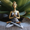 Joga Lady Figúrka - Bronzovo - Strieborná 24 cm