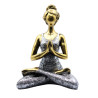 Joga Lady Figúrka - Bronzovo - Strieborná 24 cm