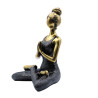 Joga Lady Figúrka - Bronzovo - Čierna 24 cm