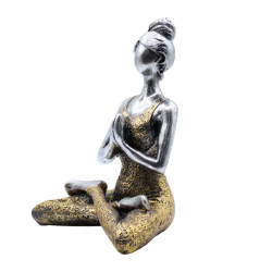Joga Lady Figúrka - Strieborno - Zlatá 24 cm