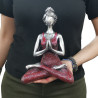 Joga Lady Figúrka - Strieborno - Bordová 24 cm