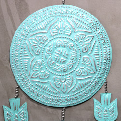 3x Hliníková Dekorácia z Bali - Anjel