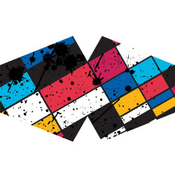 3x Ochranné Rúška na Tvár- Graffiti Art (Dospelý)