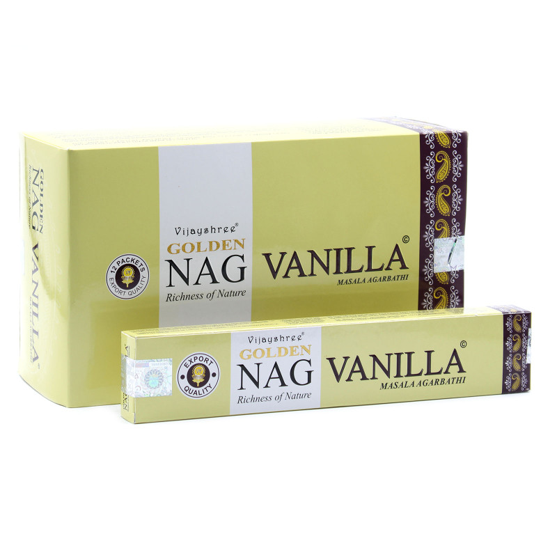 12x 15g Vonné Tyčinky Golden Nag - Vanilka