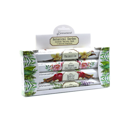6x Botanická Záhrada Vonné Tyčinky - Darčeková sada - 4 Vône