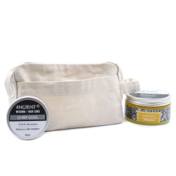 6x Prírodné Bavlnené Toaletné Tašky 10 oz - 20x12x6 cm