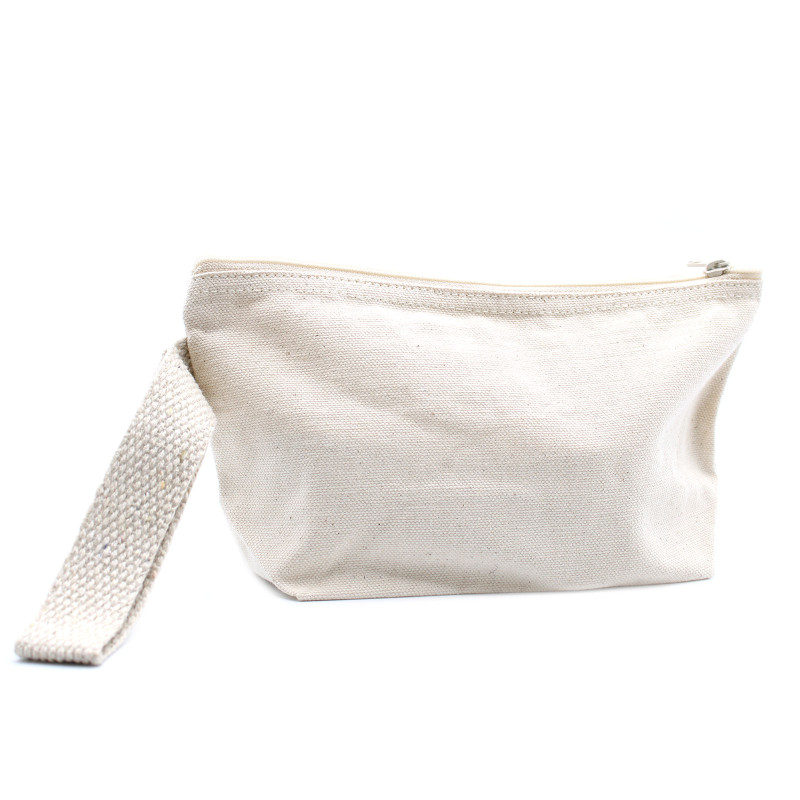 6x Prírodné Bavlnené Toaletné Tašky 10 oz - Do Ruky 22x12x7 cm