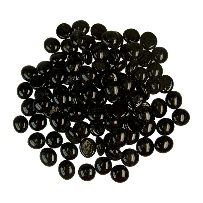 Sklené Kamienky 5 kg - Čierne