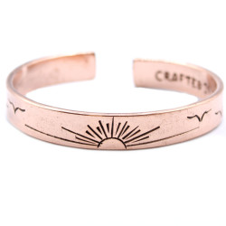 12x Inšpiračné Náramky- Meď - Východ Slnka, Galaxia, Hviezdy, Zem