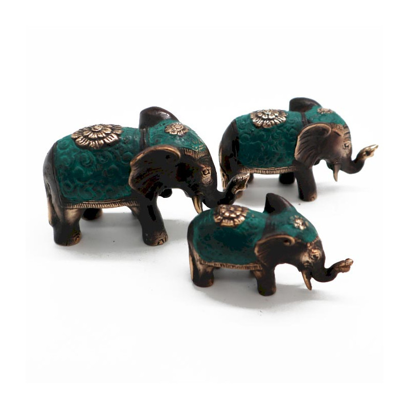 Set 3 - Šťastné Slony - Rôzne Veľkosti