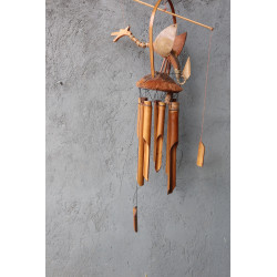 Bambusová Zvonkohra - bez Povrchovej Úpravy - Kokosový Drak