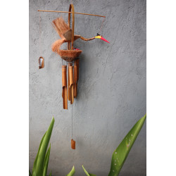 Bambusová Zvonkohra - bez Povrchovej Úpravy - Matka a Mláďatá