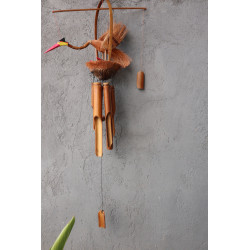 Bambusová Zvonkohra - bez Povrchovej Úpravy - Matka a Mláďatá