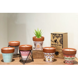 Aromaterapeutické Sójové Sviečky s Drevený Knôtom - Rozmarín