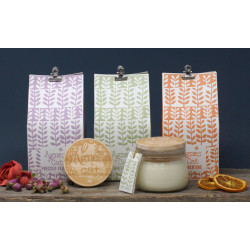 Sójová Sviečka s Dreveným Uzáverom - Provence