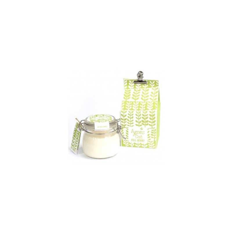 Sviečky v Sklenom Pohári s Klipsou -Fell Berry