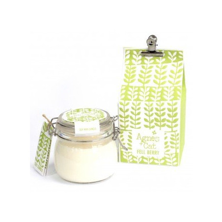 Sviečky v Sklenom Pohári s Klipsou -Fell Berry