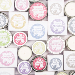 Sójová Sviečka v Plechovke - Zamatový Mesiac