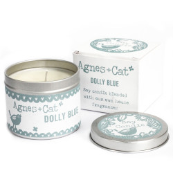 Sójová Sviečka v Plechovke - Dolly Blue