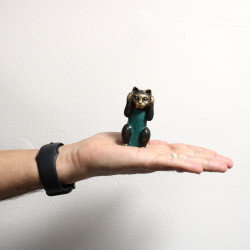 Set 3 Mosadzných Mačiek - Nevidím, Nepočujem, Nehovorím