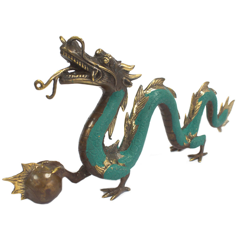 Fengshui - Veľký Drak s Loptou - 45cm