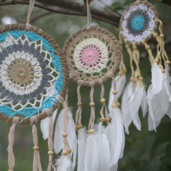 6x Lapače Snov - Pastelová Ružová 12cm (rôzne druhy)