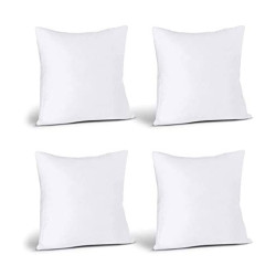 4x Balenie 4 Vankúšov bez Obliečky 45x45 cm 400gm