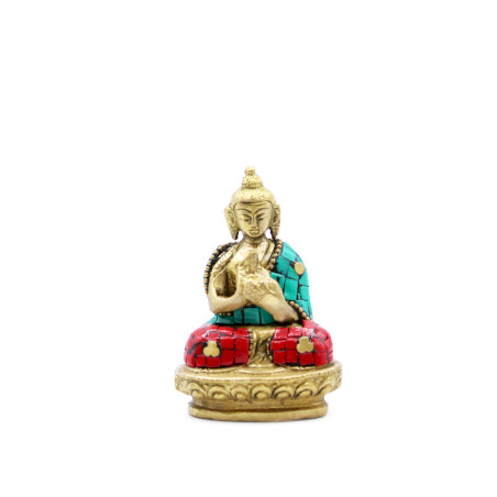 Mosadzná Figúrka Budhu - Požehnanie - 7.5cm
