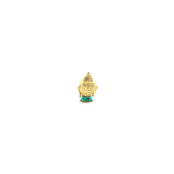 Mosadzná Figúrka Budhu - Veľká Hlava - 11.5 cm