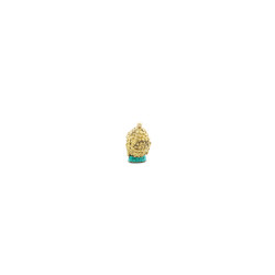 Mosadzná Figúrka Budhu - Stredná hlava - 8 cm