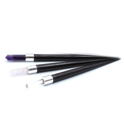 3x Špicatý Liečivý Prútik - Ruženin, Kremeň, Amethyst