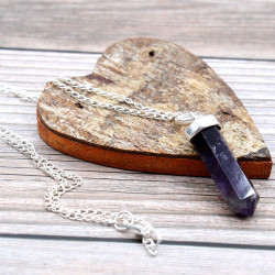 Prívesky z Drahých Kameňov - Amethyst - Klasický