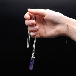 Prívesky z Drahých Kameňov - Amethyst - Klasický