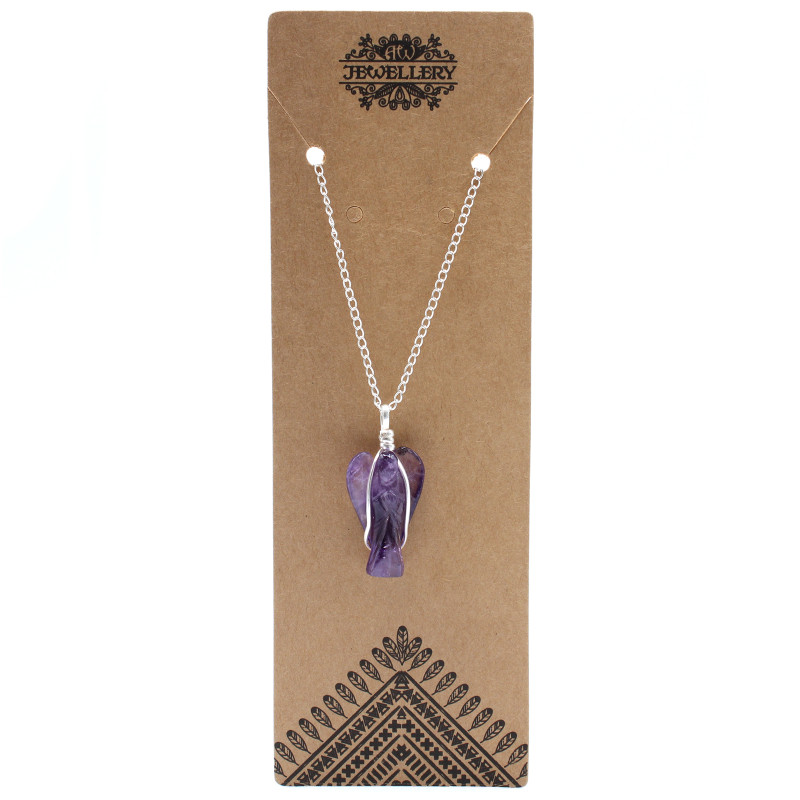 Prívesky z Drahých Kameňov - Amethyst - Strážny Anjel