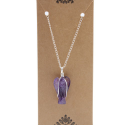 Prívesky z Drahých Kameňov - Amethyst - Strážny Anjel