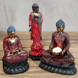 Antický Budha - Traja Oddaní - Svietnik