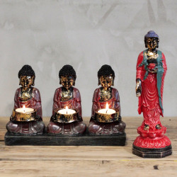 Antický Budha - Traja Oddaní - Svietnik
