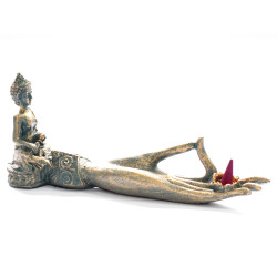 Antický Budha - Stojan na Vonné Tyčinky - Ruka