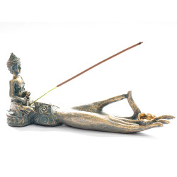 Antický Budha - Stojan na Vonné Tyčinky - Ruka
