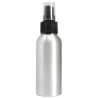 8x 100 ml Hliníková Fľaška s Čiernym Rozprašovačom