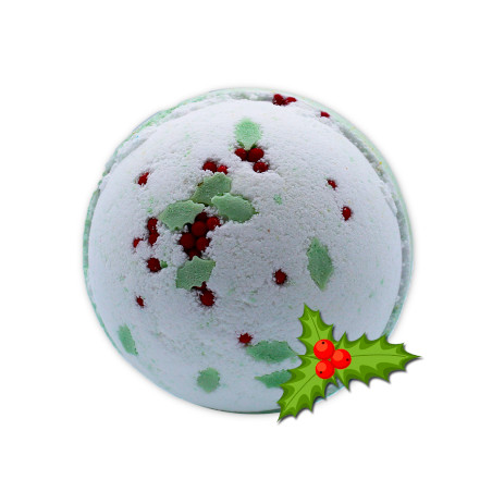 16x Šumivé Bomby Vianočné - Zimné Bobule a Imelo