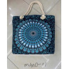 Mandala Taška s Povrazovými Ramienkami - Tmavo Modra