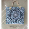 Mandala Taška s Povrazovými Ramienkami - Modrá Obloha