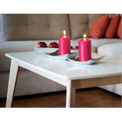 3x Sada 4 Sviečok Valec 40x60mm - Ivory