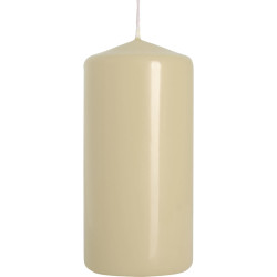 8x Sviečky Valec 50x100mm - Ivory