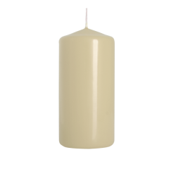 8x Sviečky Valec 50x100mm - Ivory