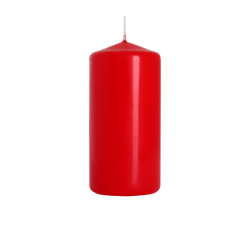 8x Šviečky Valec 100mm - Červené